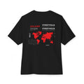 SYLVAR Red World Map Graphic T-Shirt